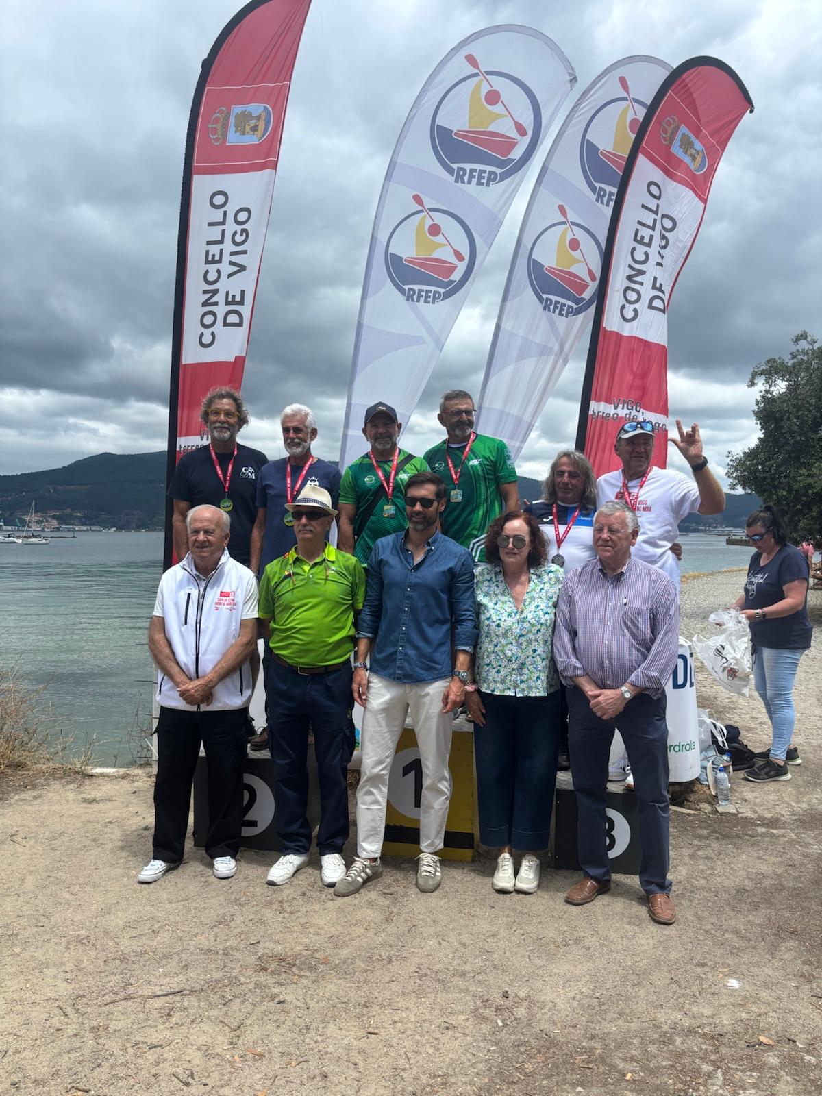 El CAN Eslora suma tres oros y el tercer puesto por equipos en la Copa de España de Kayak de Mar